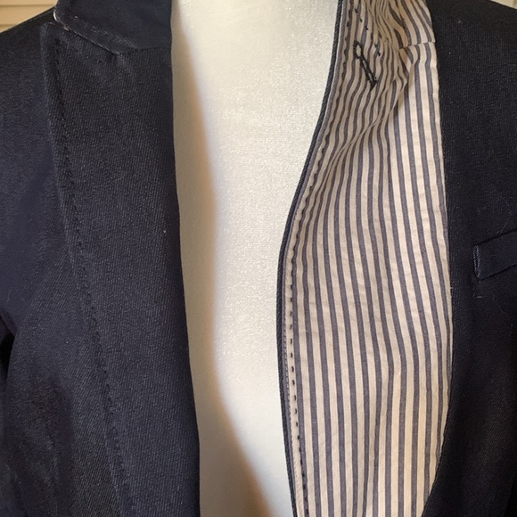Banana Republic NAVY Linen Blazer - Picture 4 of 6